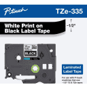 Thumbnail 1 de Cinta Brother TZE-335 12mm white on black industr. tape