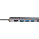 Thumbnail 1 de Adaptador Multipuertos StarTech USB-C a Prts: HDMI 3*USB-A3.2 USB-C SD mSD LAN 