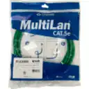 Thumbnail 1 de FURUKAWA 3mt Cat5e Verde U/UTP CM Cable Patch RJ45 Multilan 35103405