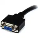 Thumbnail 1 de Adaptador DVI-I Macho a VGA Hembra HD-15 Longitud del Cable 20 cm Negro 