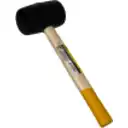 Thumbnail 0 de 340grs. Martillo Goma Negra Mango Madera TNO509