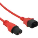 Thumbnail 2 de Cable Poder C13/C14 M/H 7A 3x0.82mm2 180cm 1.8Mt Color ROJO