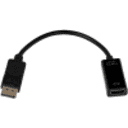 Thumbnail 1 de 4K HDMI-H a DisplayPort-M Negro Cable-15cm Adaptador Video