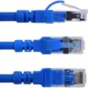 Thumbnail 0 de LINKMADE 4un 0,3mt Cat6a U/FTP Azul LSZH Cable Patch Iny Multif 4x30cm