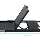 Thumbnail 4 de Consola Monitor 1-VGA Teclado Trackpad 1-USB Rack 1U requiere-KVM