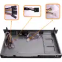 Thumbnail 1 de LINKMADE 1U Case Rack 2-HDD 1-5.25 Mini-ITX s/Fuente REQ/FATX-1U