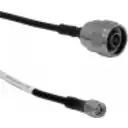 Thumbnail 0 de 50cm RPSMA-Macho N-Macho SM141 2-Cables Coaxiales Negros Rigidos 0,5mt