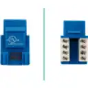 Thumbnail 0 de KP5AL. LINKMADE Azul Cat5E U/UTP Punchable Keystone Conector Hembra RJ45