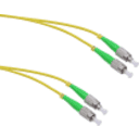 Thumbnail 2 de 1mt FC/APC-FC/APC MonoModo SM Duplex Jumper Cable Fibra 9/125um 3mm 