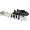 Thumbnail 0 de Tarjeta StarTech, PCIe x1 con 4 Puertos USB 3.0 con UASP Alimentación SATA LowPr