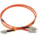 Thumbnail 2 de 1mt LC-SC OM1 MultiModo MM Duplex Jumper Fibra 3mm 62.5/125um