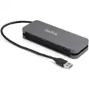 Thumbnail 0 de HUB USB StarTech 4 Puertos USB-A 3.0 5Gbps Cable 28cm Negro y Gris Espacial