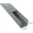 Thumbnail 1 de Canaleta Ranurada 2mt x 60x60mm Gris para Tablero Electrico