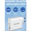 Thumbnail 2 de PHILIPS CARGADOR RAPIDO 65W USB Cx2 + 1USB / DLP2683/55PHILIPS CARGADOR RAPIDO 65W USB Cx2 + 1USB /