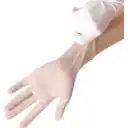 Thumbnail 1 de 100-unids Talla-L 50-pares Guantes PVC Blanco Desechable Grande Vinilo