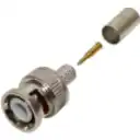 Thumbnail 1 de 10-unids. BNC-Macho Crimpeable 75OHM Conector Coaxial para cable RG59
