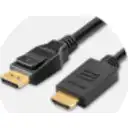 Thumbnail 10 de Cable DisplayPort a HDMI FHD 1920*1200 Longitud 1,8 metros Negro Kensington