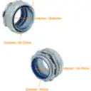 Thumbnail 2 de Metalico 90mm Prensa Estopa para Flexible Aislacion IP65