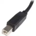 Thumbnail 1 de Cable USB 2.0 Tipo-A a Tipo-B M/M 22/28 AWG 2mts Negro - StarTech
