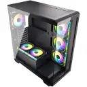 Thumbnail 6 de GABINETE GAMER ESGAMING GILGAMESH 270deg | Micro ATX / ITX | 6 ARGB | Controlado