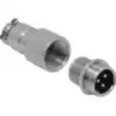Thumbnail 2 de 3-pin Macho Volante Conector GX12 Soldable Aviacion