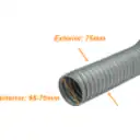 Thumbnail 0 de Solo-Metal 75mm Rollo-20mts Conduit Flexible Diametros ext/int 75/69mm