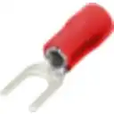 Thumbnail 0 de Horquilla-4,3mm 0,5-1,5mm2 100-un Conector Rojo Aislado PVC SV1.25-4