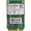Thumbnail 1 de Tarjeta miniPCIe Wi-Fi 2.4GHz 802.11b/g/n de alta potencia, dual chain, ideal para enlaces inalámbricos y soluciones RouterBOARD compatibles.
