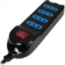 Thumbnail 2 de Alargador Eléctrico 4 Tomas c/Switch 3mts Color Negro - Philco XT30