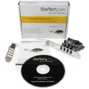 Thumbnail 4 de Tarjeta StarTech, PCIe x1 con 4 Puertos USB 3.0 con UASP Alimentación SATA LowPr