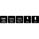 Thumbnail 9 de GENIUS HUB 5 in 1 PLUG TYPE-C to JACK HDMI, PD, USB 3.0-UH-500-GR