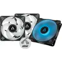 Thumbnail 0 de Arctic P12 PWM PST RGB - Black 120mm (3-Pack) [ACFAN00230A]