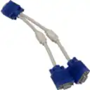 Thumbnail 0 de Cable VGA 18cm Splitter DB9 1-DB9-Macho 2-DB9-Hembra