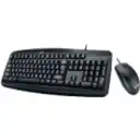 Thumbnail 0 de Kit Teclado Mouse Alámbrico Genius KM-200 Interfaz USB 2.0 Color Negro 