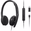 Thumbnail 0 de Audífonos Alámbricos OverEar Lenovo Wired VoIP, USB-C/USB-A Ms Teams, Negros