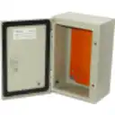 Thumbnail 3 de TIBOX 300x200x150mm 1-chapa/sin-Llave Caja Metalica IP66 Beige c/Placa