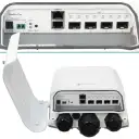 Thumbnail 1 de MIKROTIK 1-1000 4-SFP+10G L5 inc-48V Switch Ext-IP66 CRS305-1G-4S+OUT