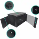 Thumbnail 4 de LINKMADE 45CM-FONDO 7U GABINETE RACK PARED NEGRO