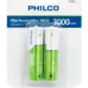 Thumbnail 0 de BLISTER 2 BATERIAS RECARGABLES 18650 LI-ION 3000MAH.