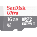 Thumbnail 0 de Memoria MicroSDHC 16GB SanDisk Ultra UHS-I Class 10 533x Lectura 80MB/s