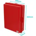 Thumbnail 4 de ALTELIX Roja 432x355x152mm IP55 Caja Exterior NEMA3 PC+ABS