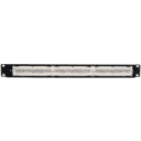 Thumbnail 1 de Tripp Lite 24-Port Cat5e Cat5 Rackmount Patch Panel 568B 110 Punch 1URM - Tablero de conexiones - 1U - 19" - 24 puertos