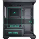 Thumbnail 6 de Gabinete Gamer EsGaming GILGAMESH 270deg Micro ATX / ITX 6 ARGB Controlado