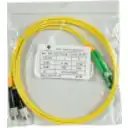 Thumbnail 1 de 1mt LC/APC-FC/UPC MonoModo SM Duplex Jumper Cable Fibra 9/125um 3mm