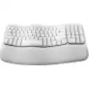 Thumbnail 1 de Teclado Inalámbrico Erogonómico Logitech WAVE KEYS RF+BT QWERTY Español Blanco