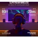Thumbnail 10 de CORSAIR Gaming HS80 RGB - Auricular - tamano completo - 2,4 GHz - inalambrico - 