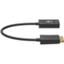 Thumbnail 3 de Adaptador de Video DisplayPort a HDMI M/H 2K/4K 32 AWG Negro - XTech XTC-378