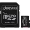 Thumbnail 0 de KINGSTON 128GB MicroSD-XC c/Adaptador-SD Class10 SDCS2/128GB