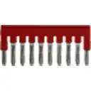 Thumbnail 1 de PHOENIX 1un 10-Pin Peine Puentiador Conexion-Borne Separacion-5mm Rojo