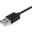 Thumbnail 3 de Cable StarTech USB 2.0 A Macho a USB 2.0 Type-C Macho en angulo. 1mt Negro